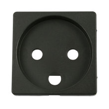 LK FUGA® afdækning til 1,0 modul stikkontakt koks